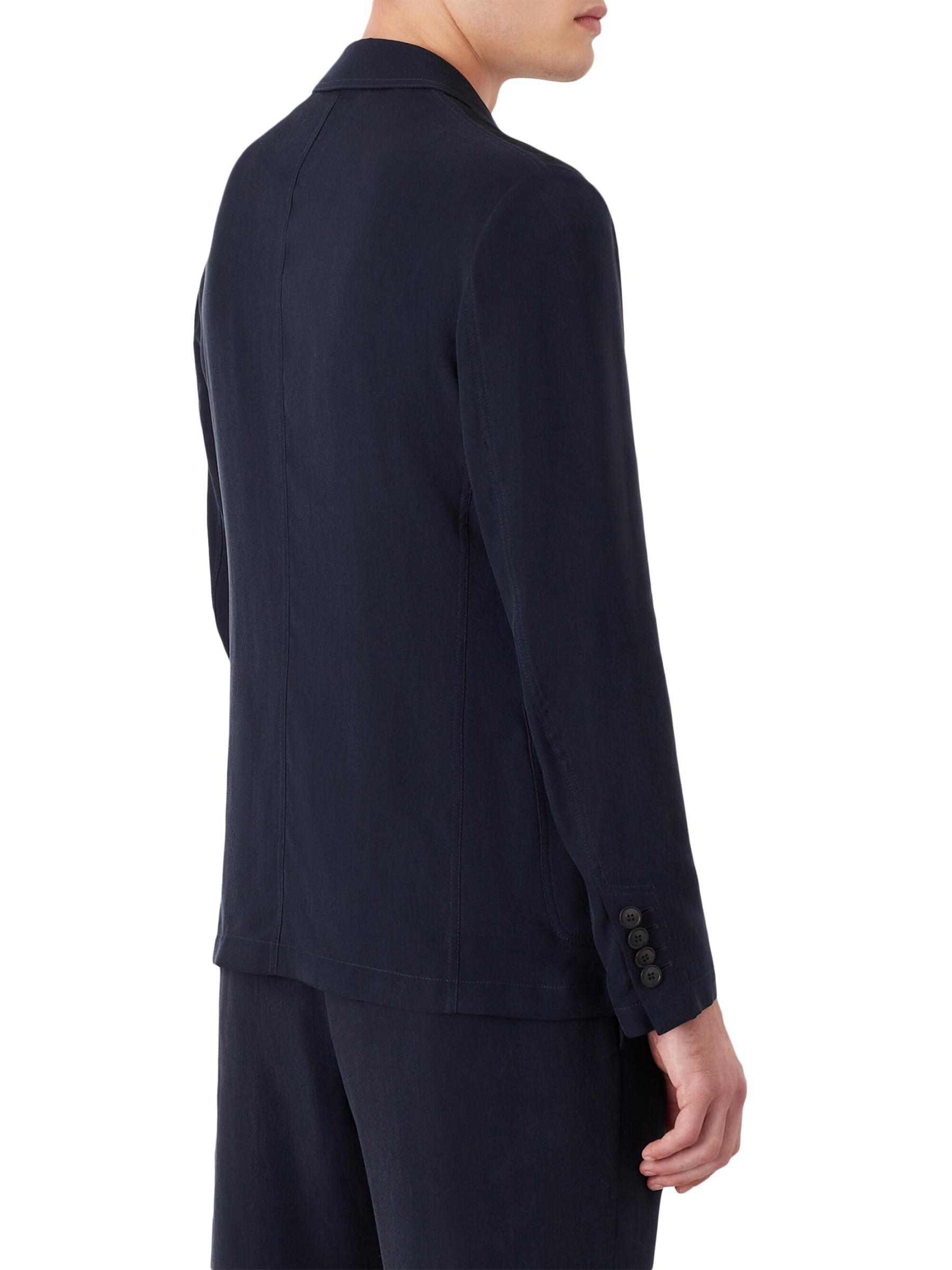 アルマーニ●希少/ピークドラペル●コットンディナージャケット シャドーストライプ EMPORIO ARMANI (エンポリオアルマーニ) シャドーストライプ