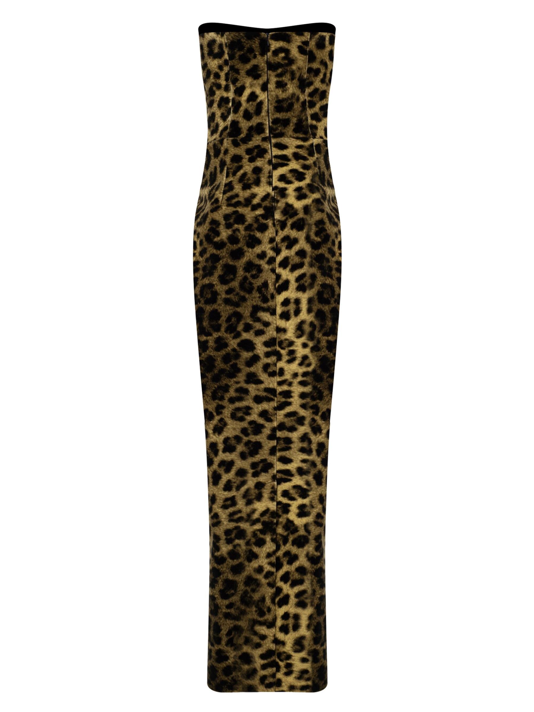 Shop The New Arrivals Ilkyaz Ozel - Ambra Leopard Corset