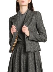 極美品꧁DOLCE&GABBANA꧂デニム レオパード ロングコート 42 極美品꧁DOLCE&GABBANA꧂デニム レオパード ロングコート 42