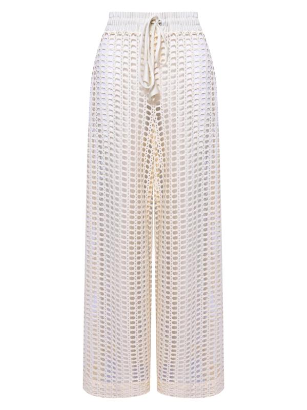 بنطال Selene ذو أربطة محبوكة