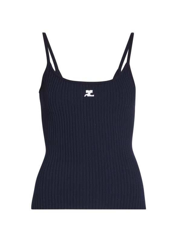 courreges リブニットトップス Courreges - リブニット・タンク をオンライン購入 | Saks Fifth