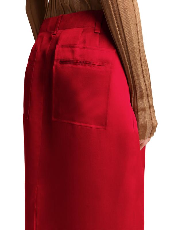 #5: تنورة لوسيان الحريرية الطويلة - توت العليق