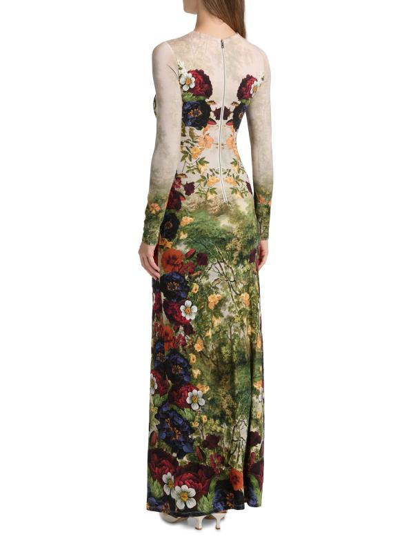 #4: فستان ديلورا ماكسي بأكمام طويلة - غابة محرمة