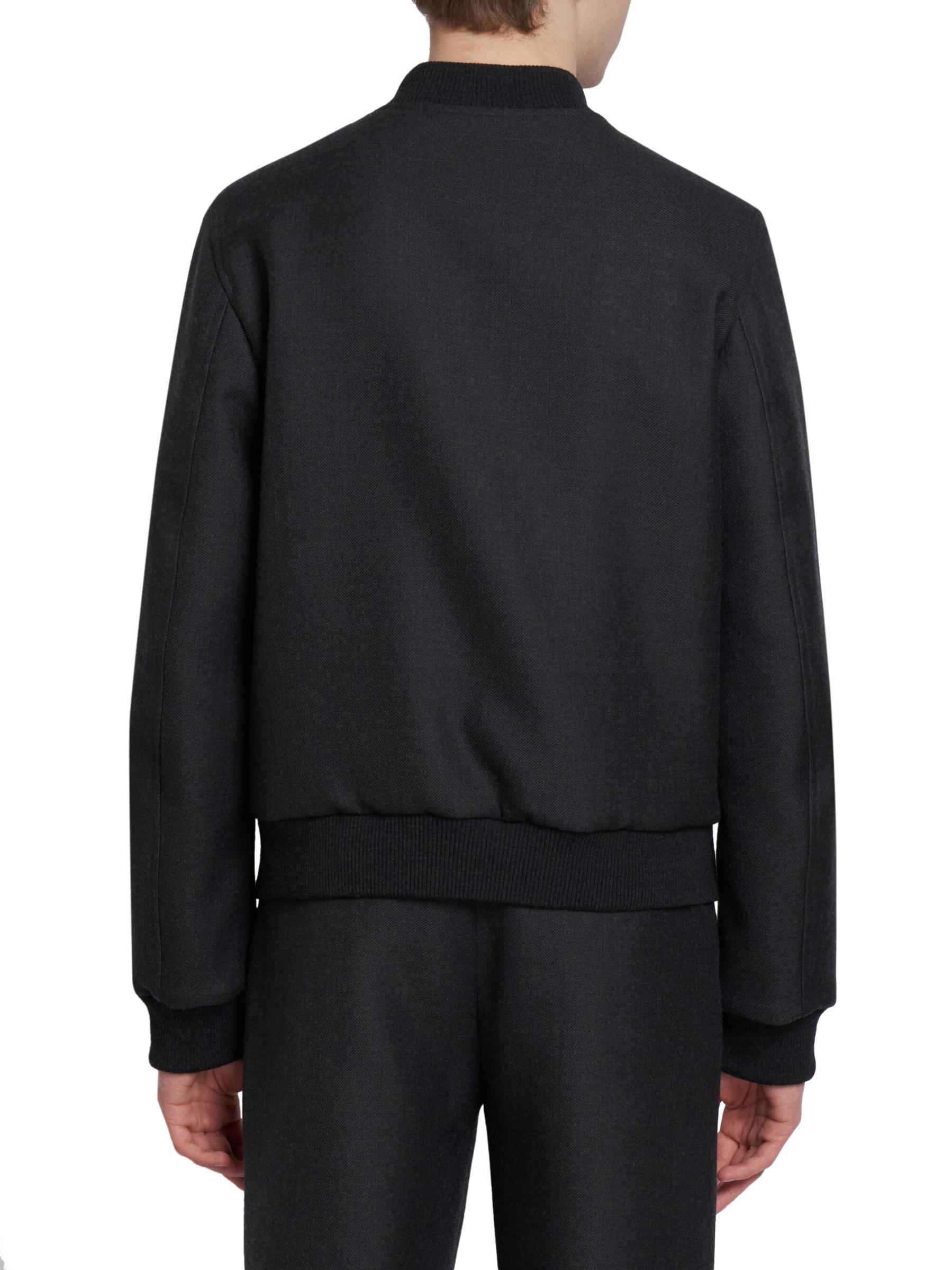 Shop Dries Van Noten - Vanny Wool Bomber Jacket | Saks Fifth
