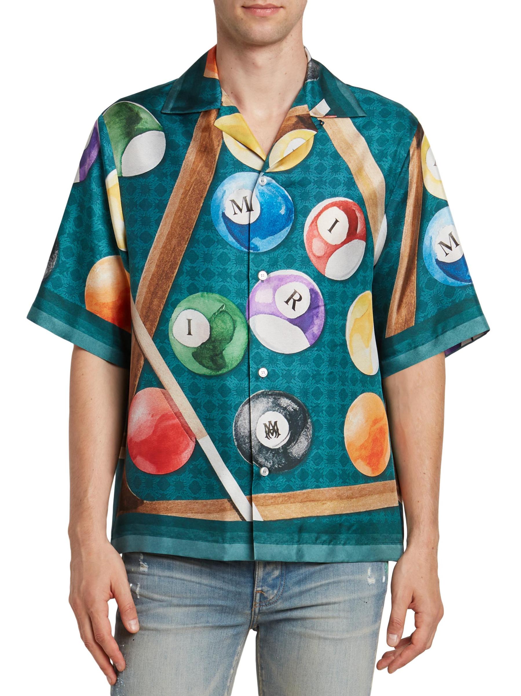 Compra Amiri - Billar Camisa de seda para bolos | Saks Fifth Avenue México, image size:1799x2400