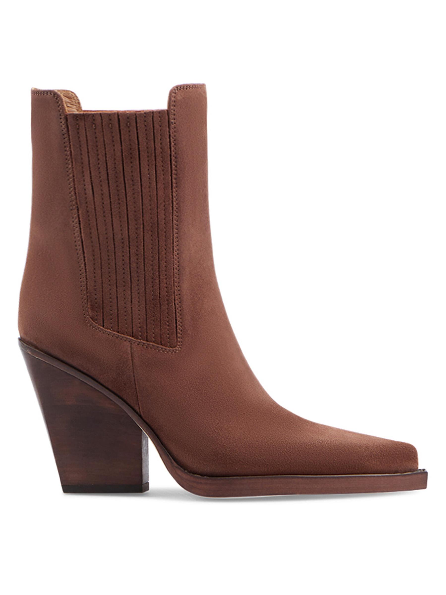「PARIS TEXAS」DALLAS スエード アンクルブーツ 装飾付き Dallas Embellished Toe Ankle Boot – Paris Texas US