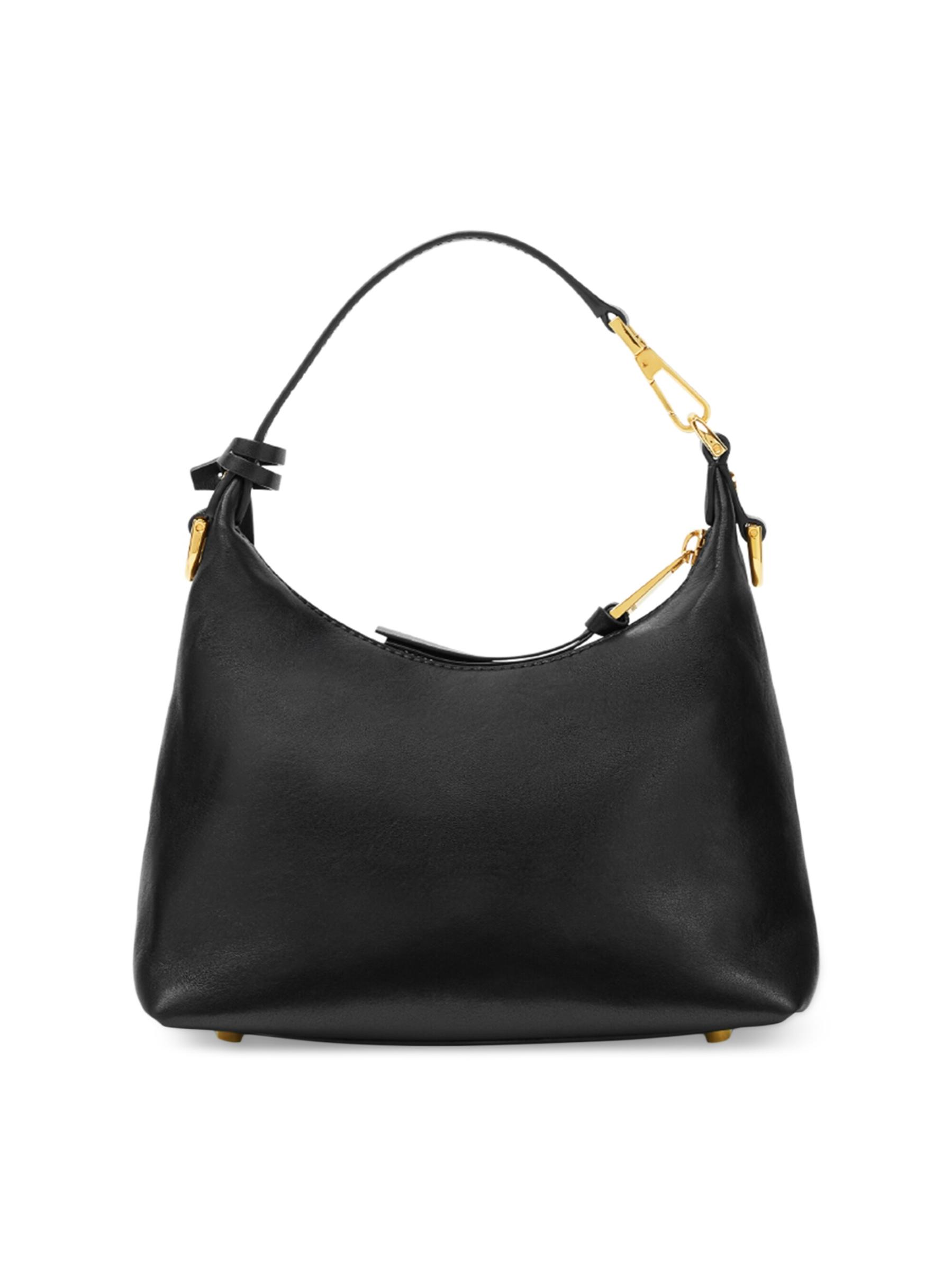 【Versace】 タグ レザー ホーボーバッグ Versace - タグ レザー ホーボーバッグ をオンライン購入 | Saks