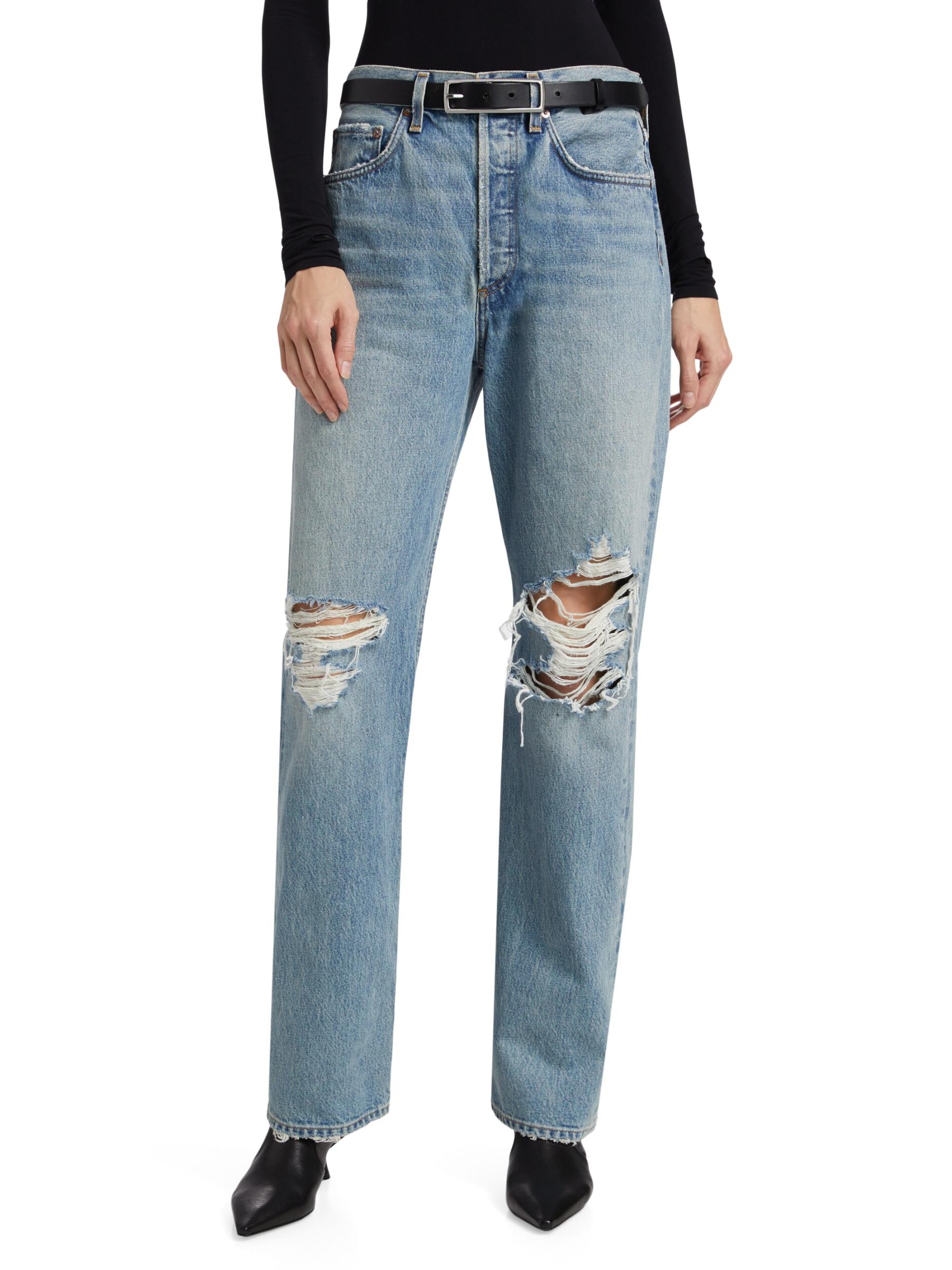 送料関税込★AGOLDE★ケリー・ハイライズ・ストレート・ジーンズ AGOLDE Kelly high-rise straight-leg jeans | NET-A-PORTER