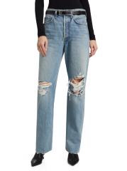 【送料&関税込】AGOLDE Relaxed Straight Fit Kelly Used Effec AGOLDE Kelly High Rise Relaxed Straight Jeans in Essence