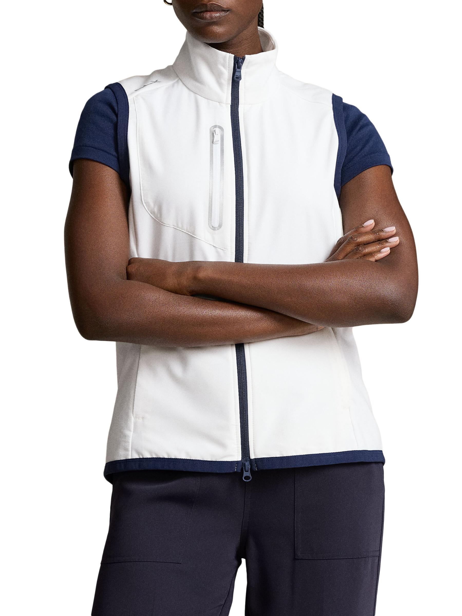 RLX Ralph Lauren Men's Tech Terry Stretch Vest, Green, Large
