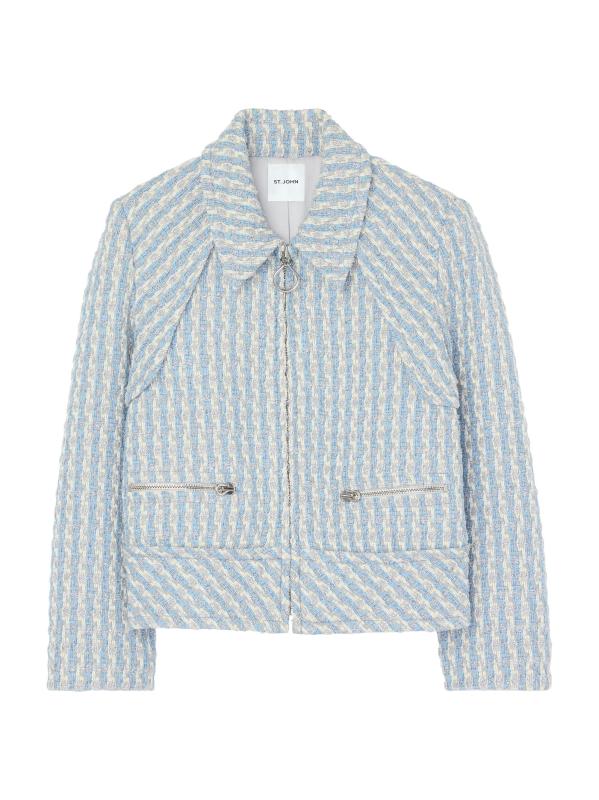 جاكيت تويد متعدد الخيوط