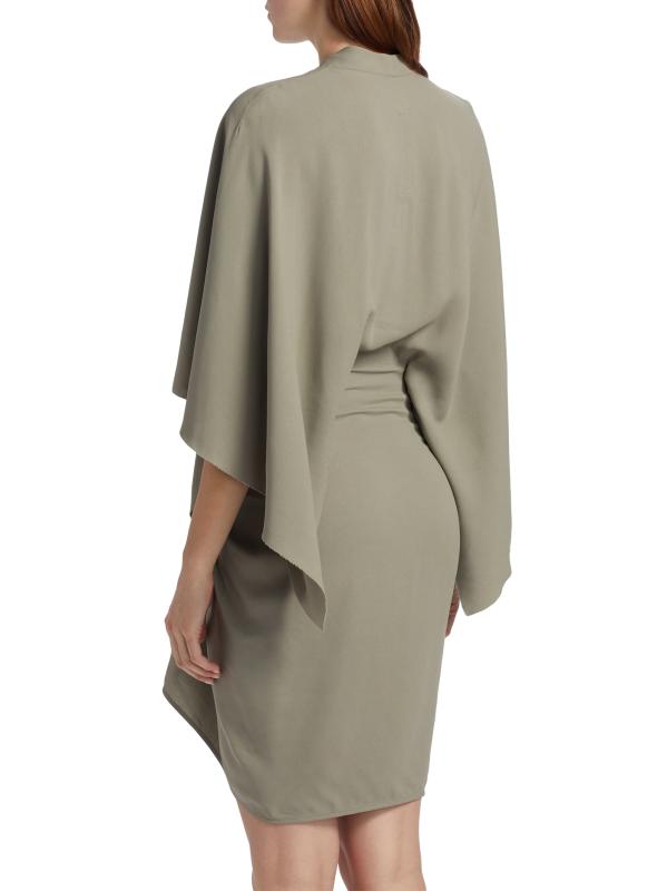 【RICK OWENS】SS25 ハーフムーン ミニドレス ブラック RICK OWENS - DRESSES - Rick Owens