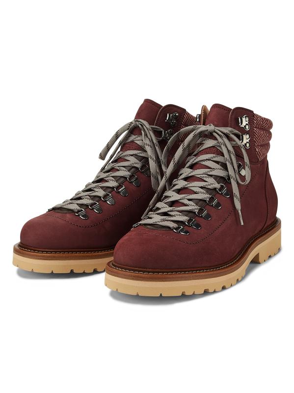 Shop Brunello Cucinelli - Leather Hiking Boots | Saks Fifth