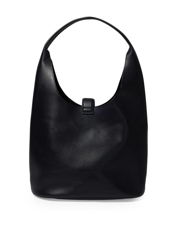 #3: حقيبة هوبو من الجلد الكاي - أسود