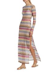 ワンピース MISSONI LACE RASCHEL LONG COVER UP DRESS Shop Missoni - Raschel Lace Cover-Up Maxi dress | Saks Fifth