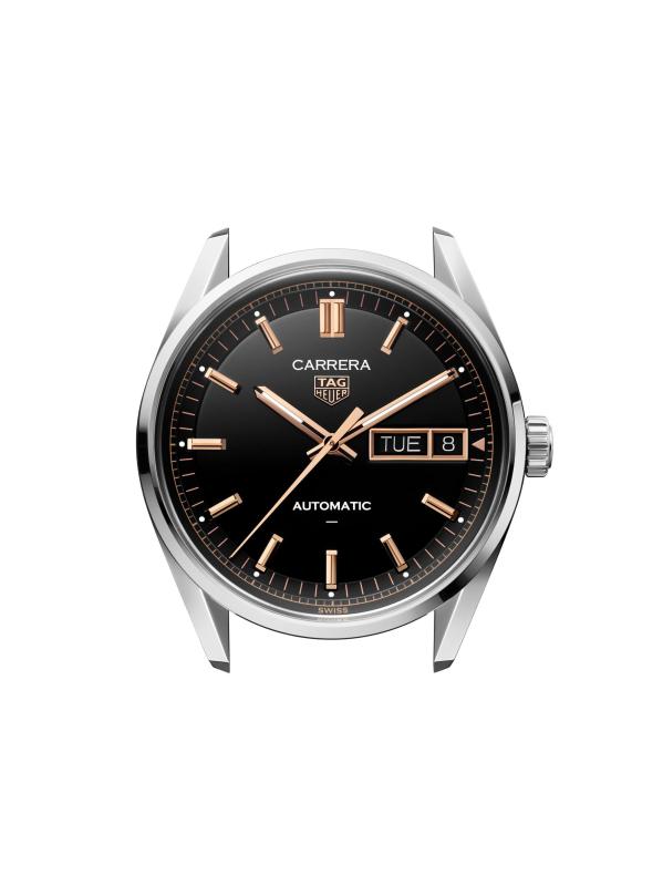 #6: ساعة كاريرا بسوار من الفولاذ المقاوم للصدأ/41 مم - فولاذ مقاوم للصدأ