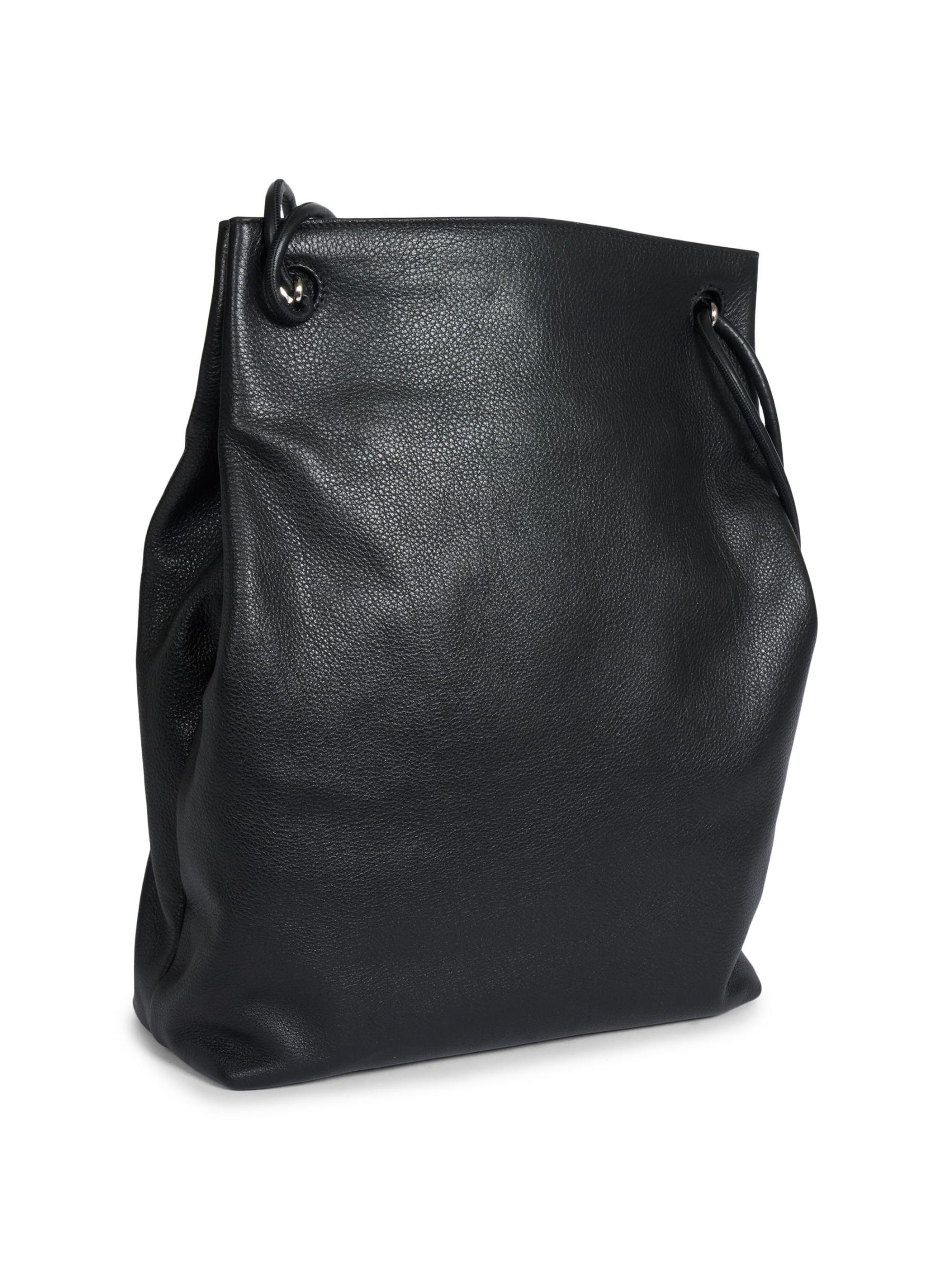 LOEWE ロエベ ぺブル ホーボーバッグ ブラック ぺブル ホーボーバッグ（サプルグレインカーフ） ブラック - LOEWE