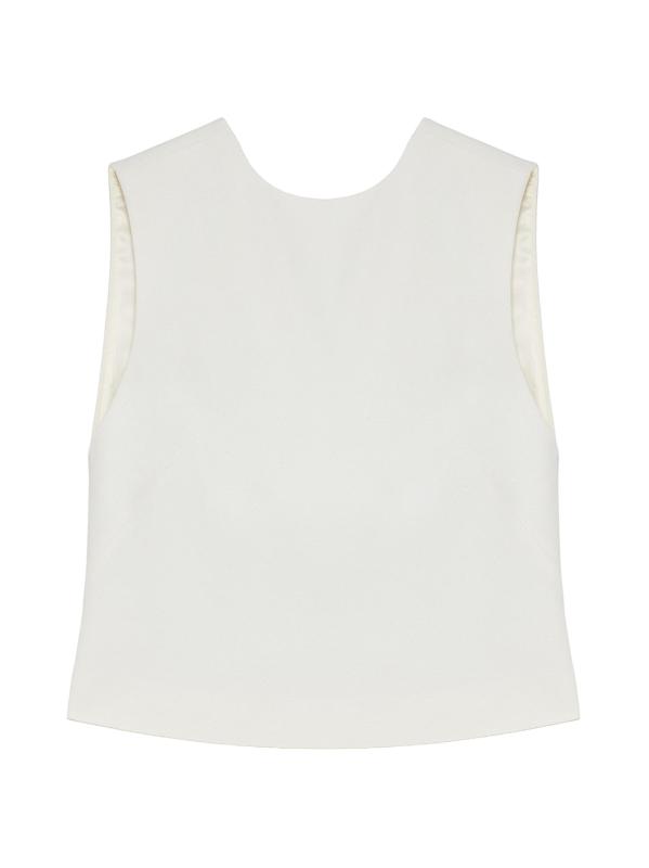 بلوزة Milli برقبة دائرية بدون أكمام