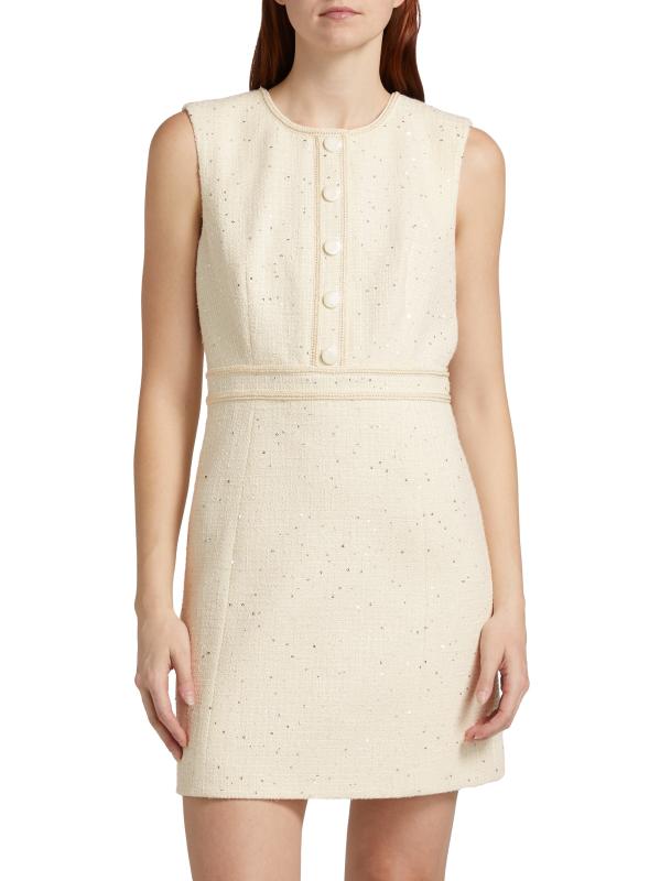 Shop Veronica Beard - Julie Tweed Sheath Minidress | Saks