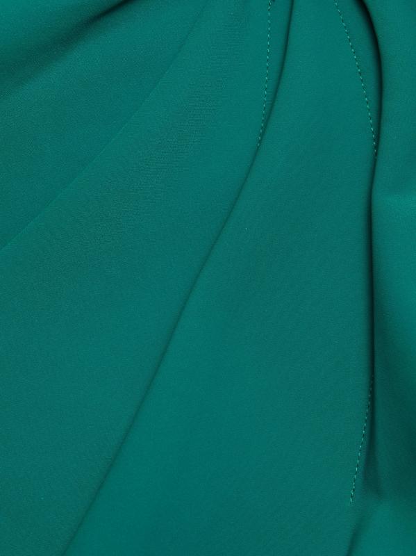 #6: فستان قصير بتصميم بيتال هالتر غير متماثل من مانتون - دارك باسيفيك