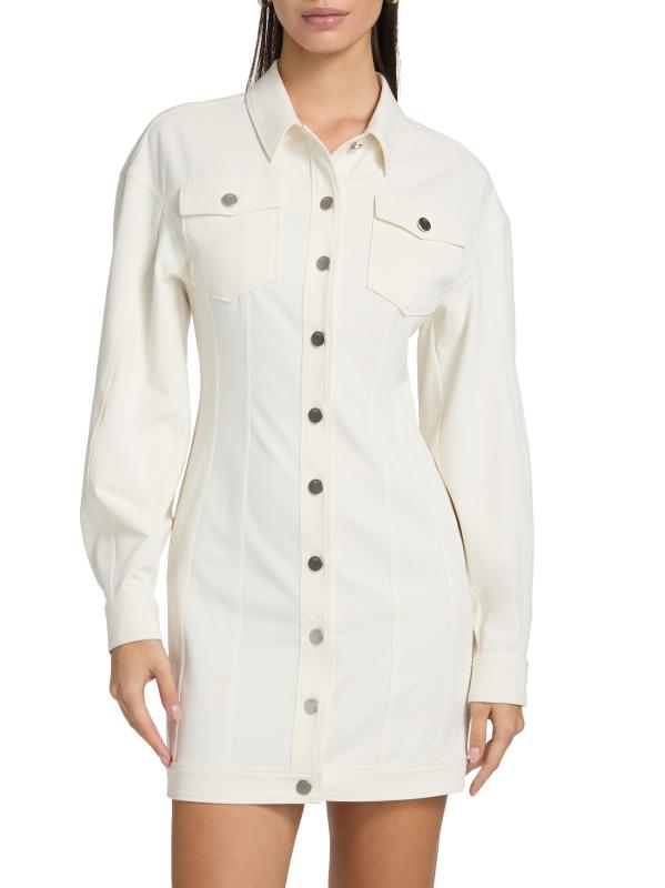 #2: فستان قصير بأكتاف منسدلة من Nolwenn - عاجيي