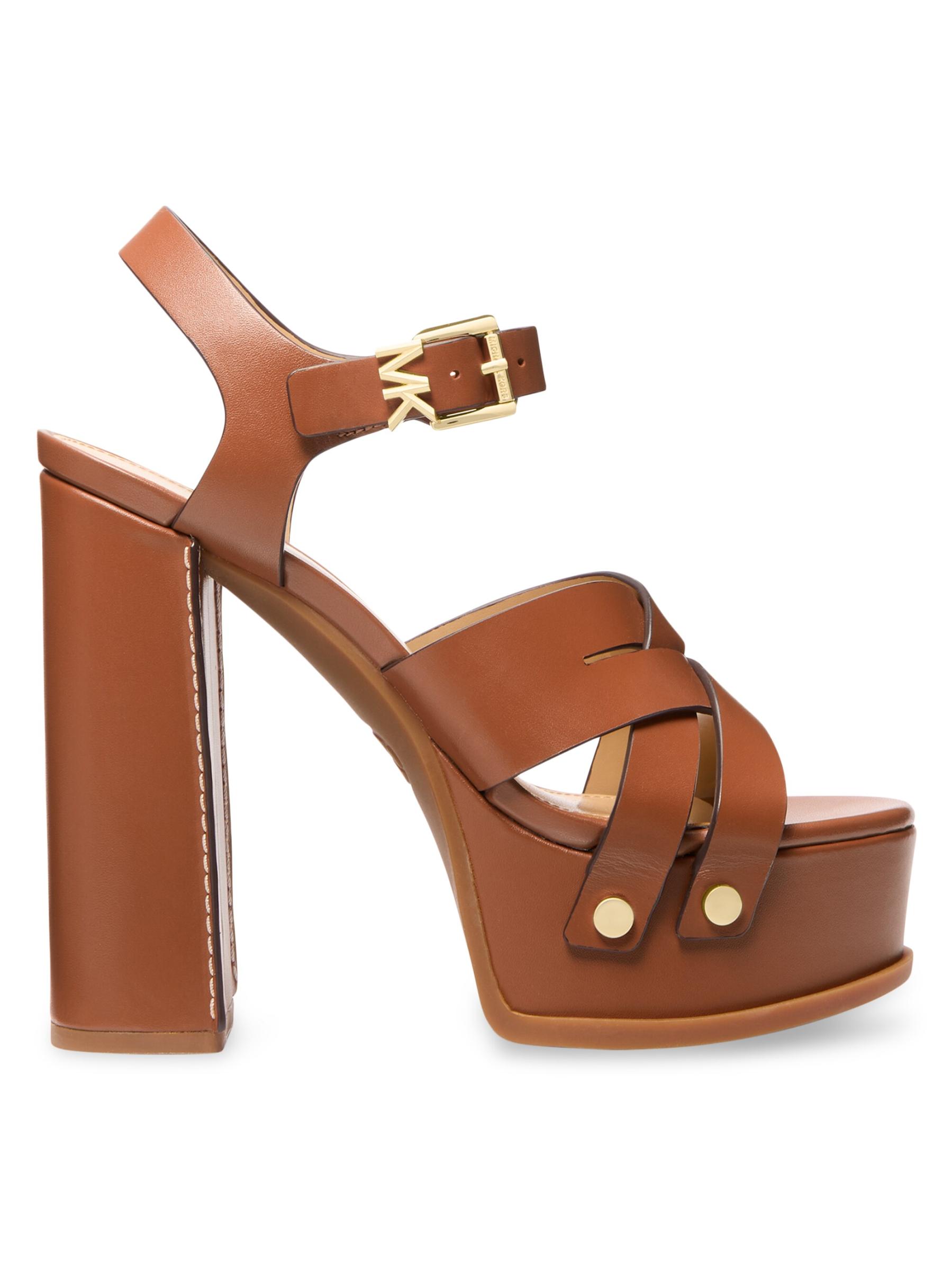 【大注目】Michael Kors ☆ 高級感のある Nora Leather Sandal Nora Leather Wedge Sandal | Michael Kors [US]