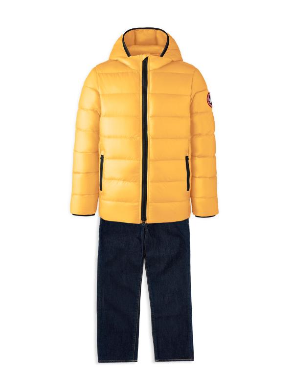 #2: جاكيت كروفتون هودي للأطفال والصغار - أسود