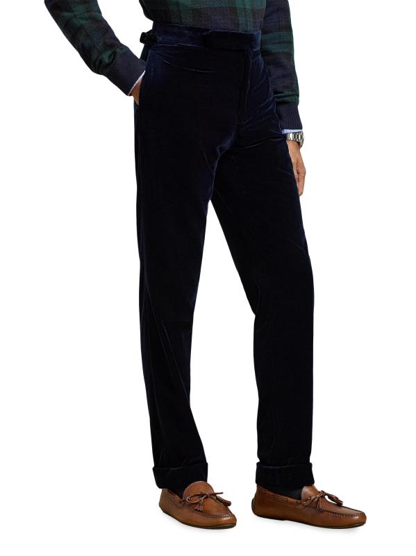 #2: بنطلون مخملي بأرجل مستقيمة - البحرية الجديدة