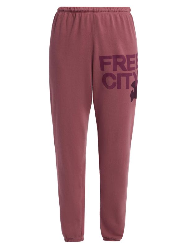 بنطال رياضي من القطن بشعار الماركة