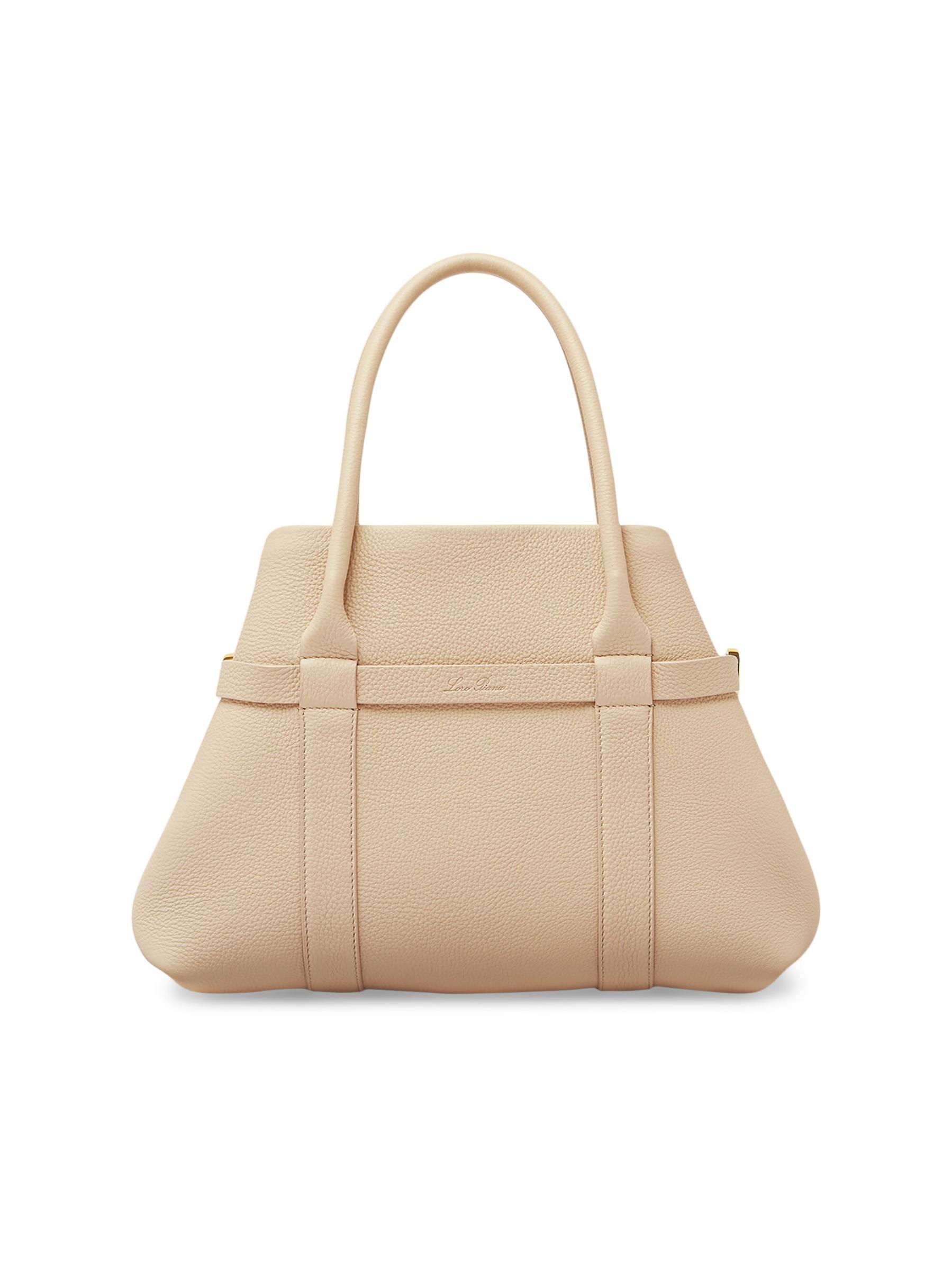 Loro Piana - スモール ギエラ レザー ショッパー トートバッグ