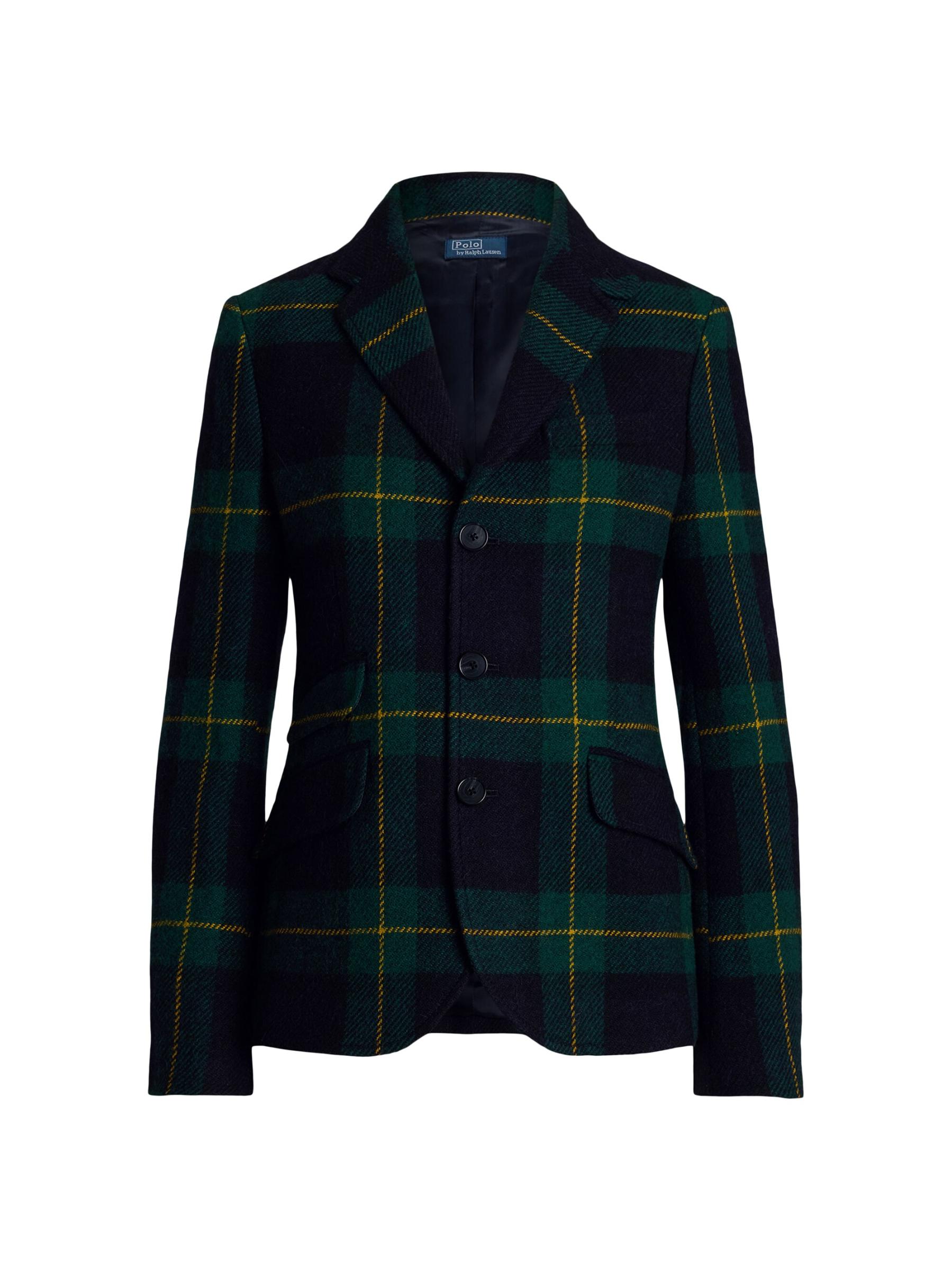Shop Polo Ralph Lauren - Plaid Wool-Blend Single-Breasted