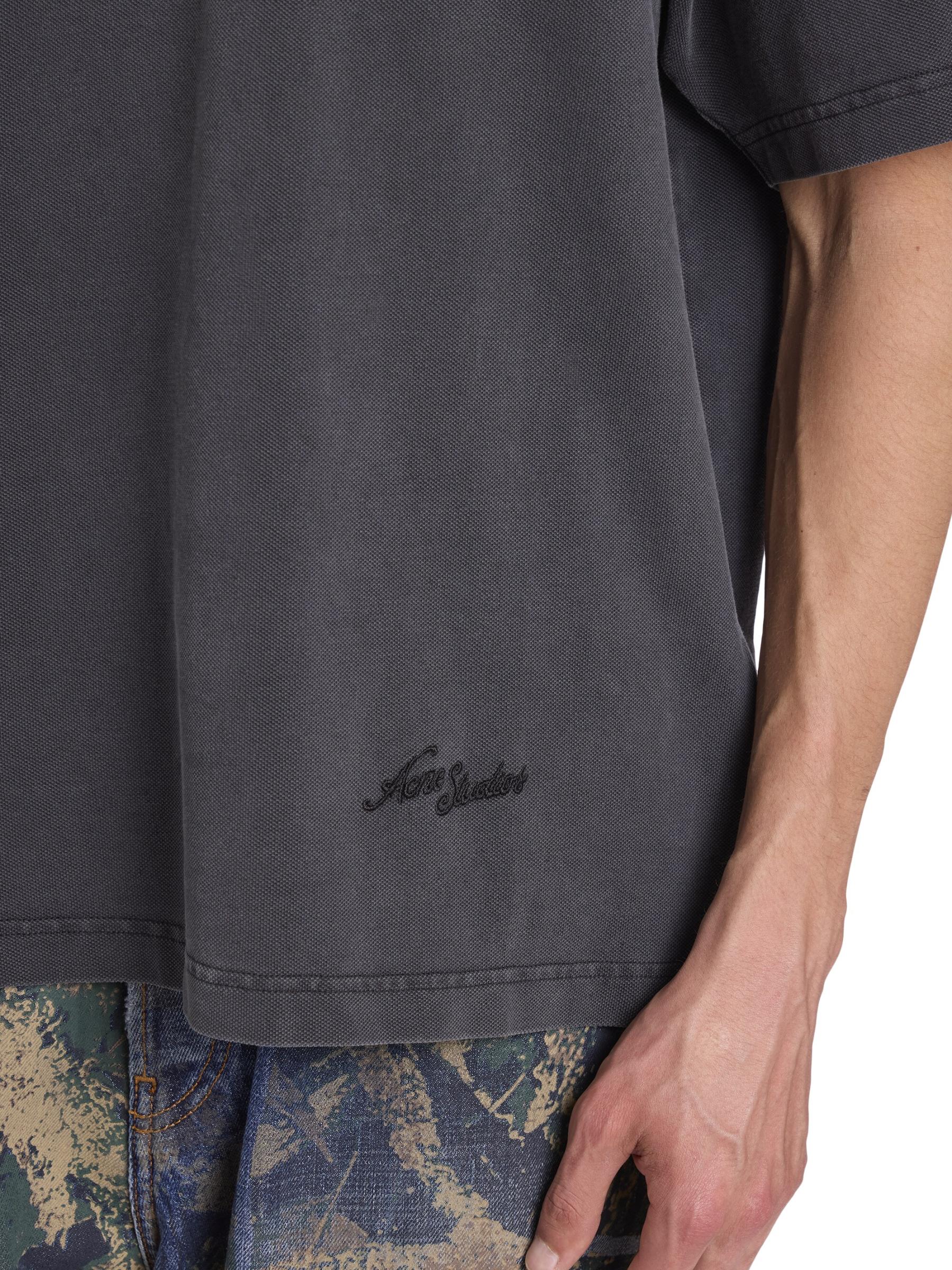 【Acne Studios】エクスフォード コットンピケTシャツ Acne Studios】エクスフォード コットンピケTシャツ (Acne