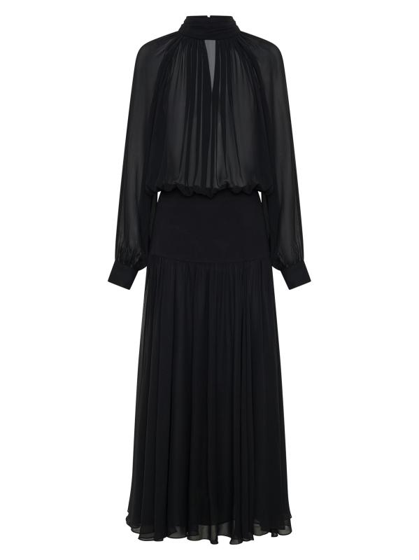 فستان تامارا ماكسي برقبة عالية