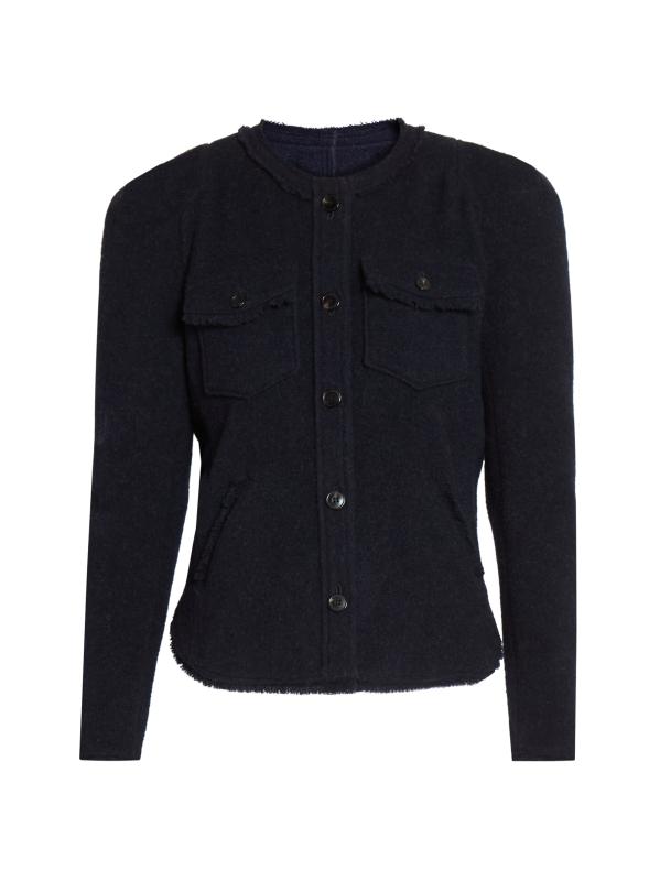 Shop Isabel Marant Étoile - Nelly Wool-Blend Jacket | Saks