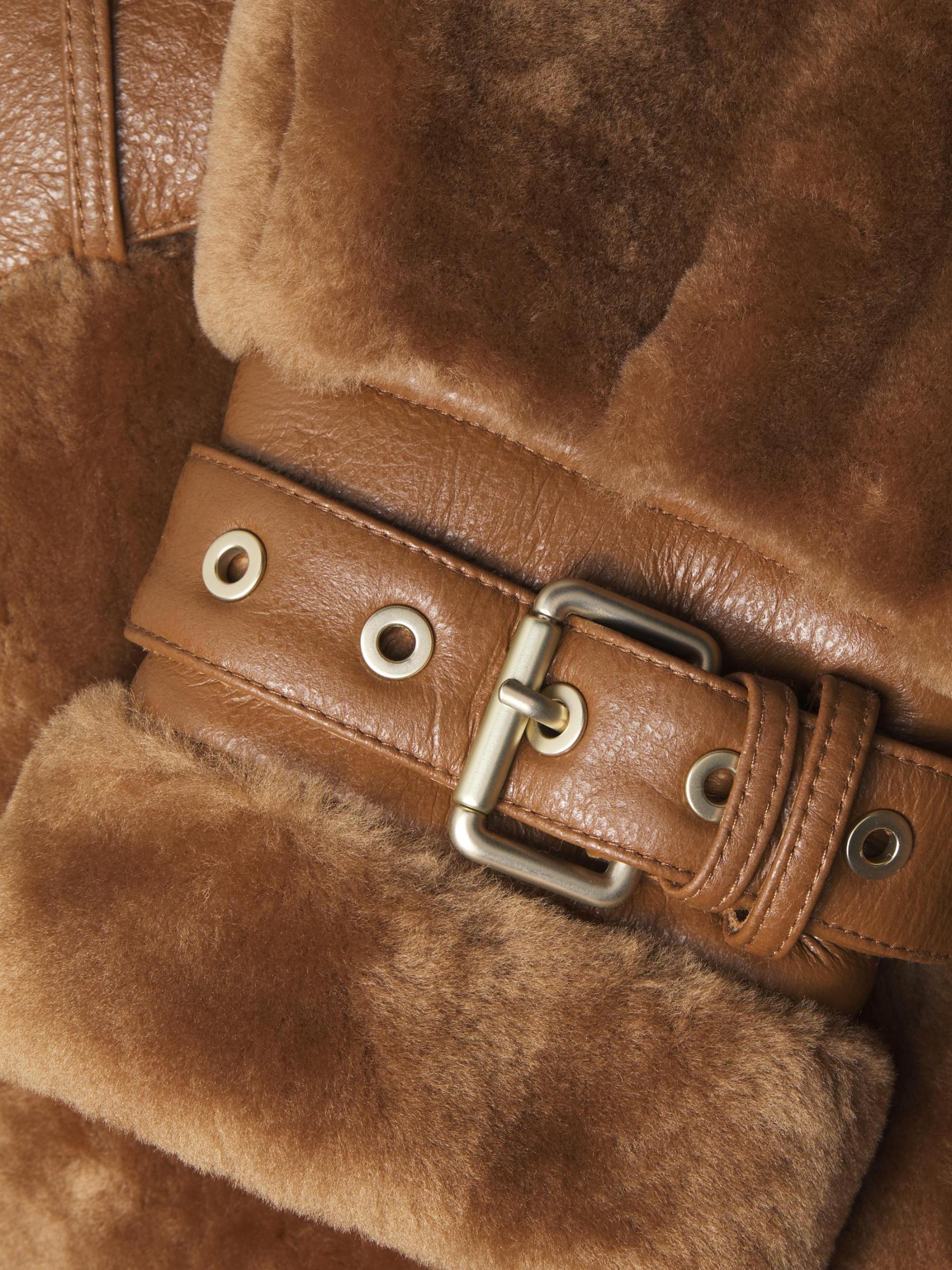 Shop Nicole Benisti - Elizabeth Shearling Belting Jacket | Saks