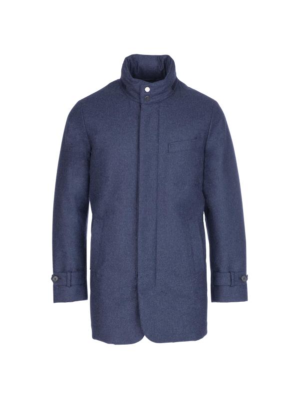 Slim-Fit Hooded Car Coat