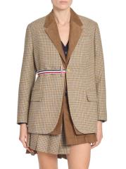 Shop Thom Browne - 2-in-1 Wool-Cotton Blazer | Saks Fifth