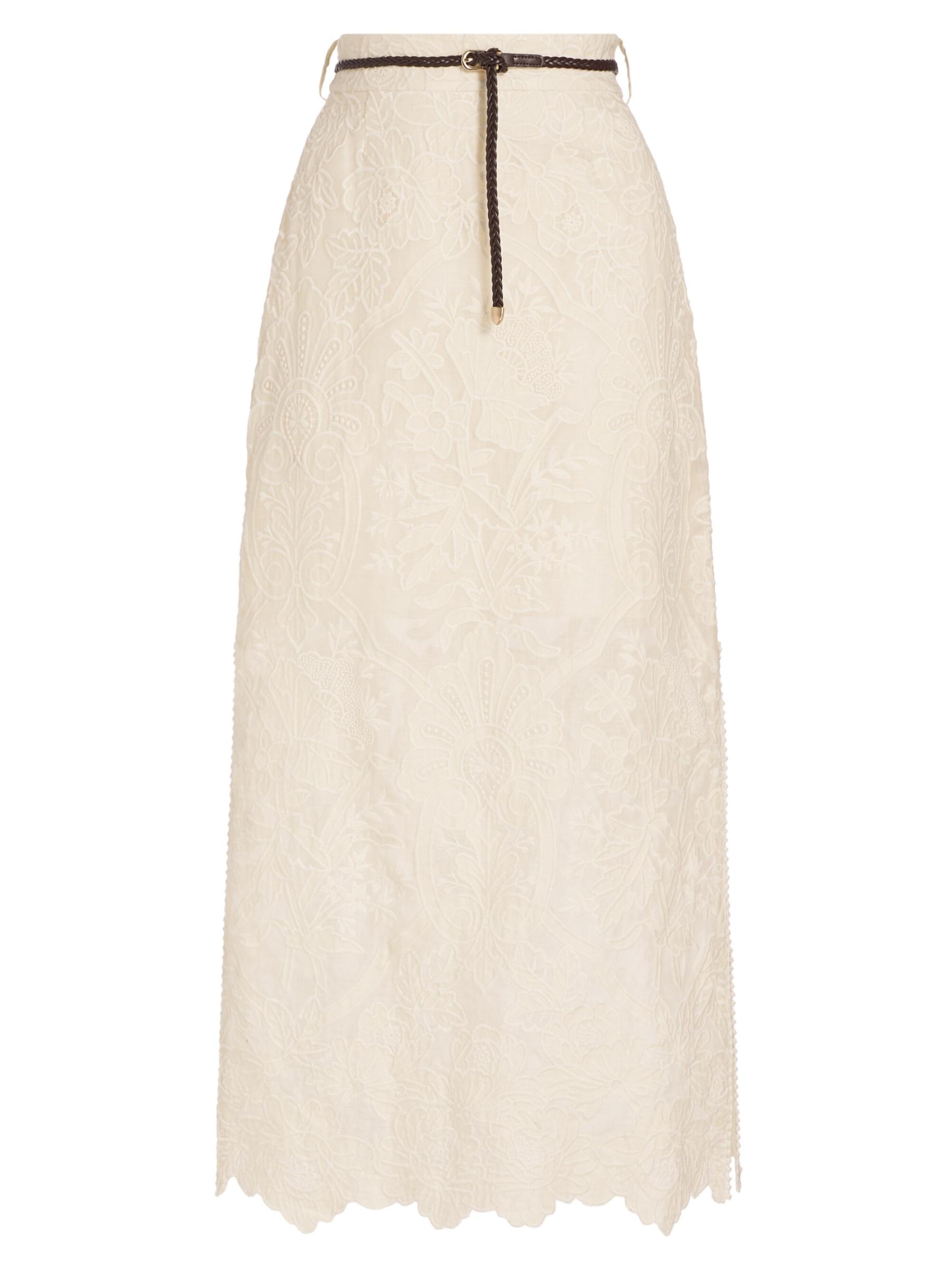 【送料&関税込】Zimmermann ottie Skirt Ottie floral midi skirt in pink - Zimmermann | Mytheresa