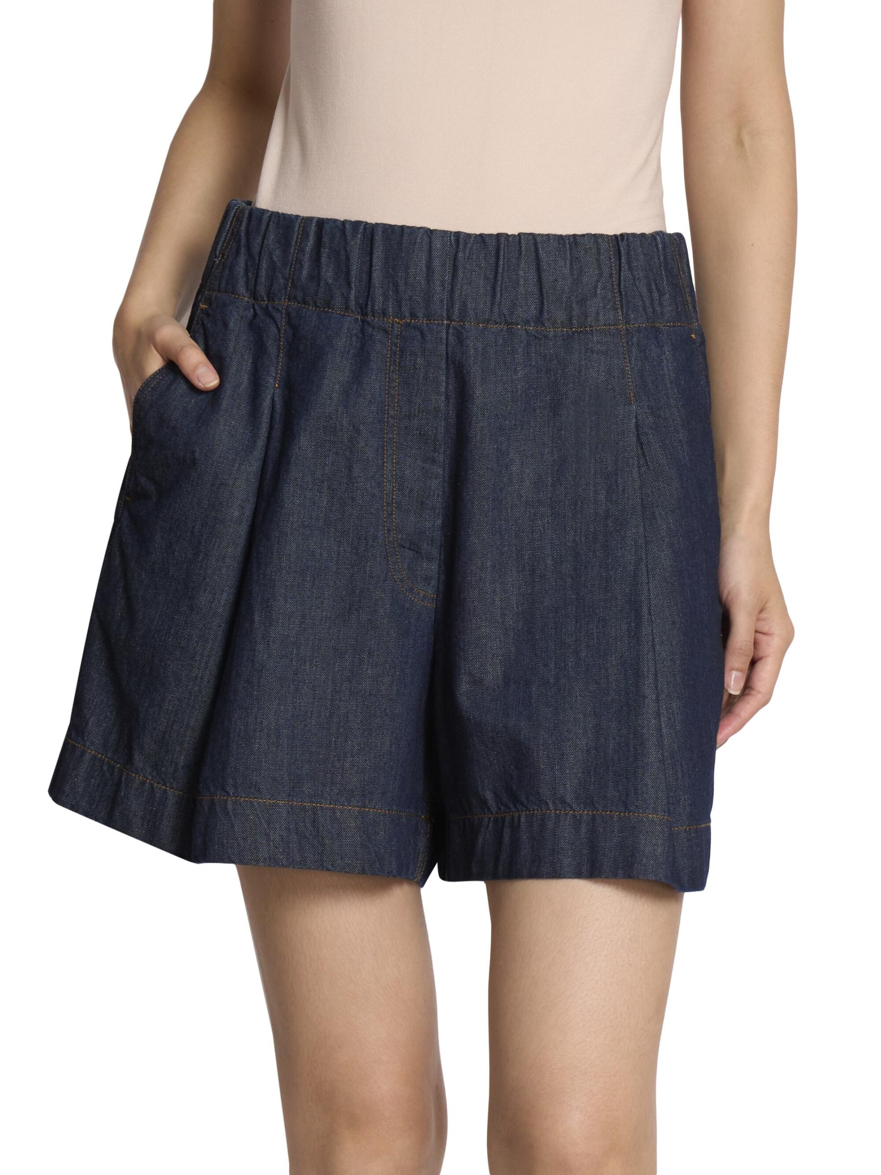 Dries Van Noten★ピラデニムショートパンツ コットン ポケット Dries Van Noten - ピラ・リラックス・デニム・ショーツ を