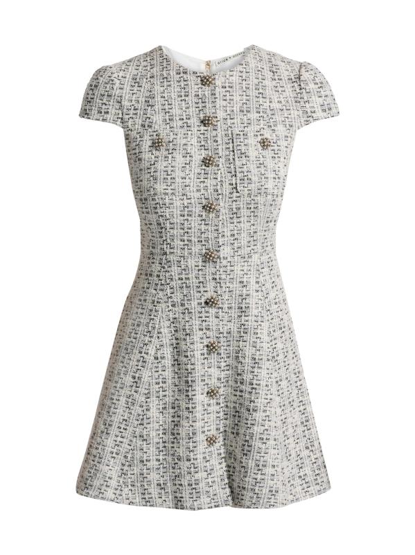 فستان شيلوه قصير بأكمام طويلة