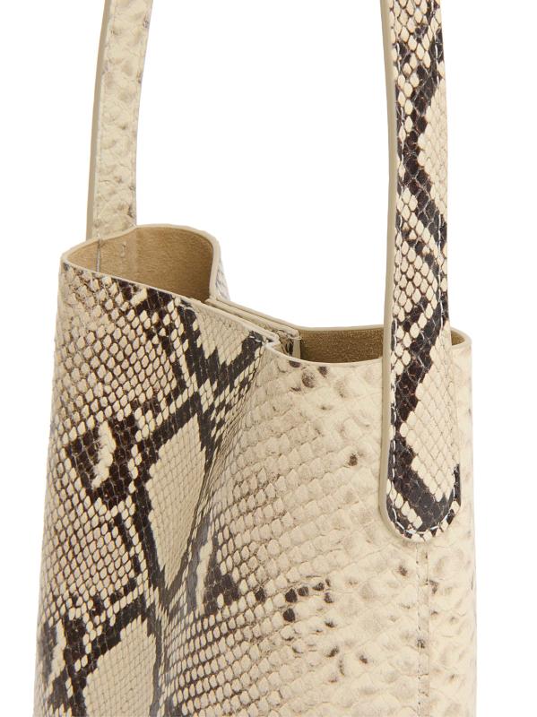 #4: حقيبة يد صغيرة للاستخدام اليومي من الجلد منقوش على شكل ثعبان - روشيا