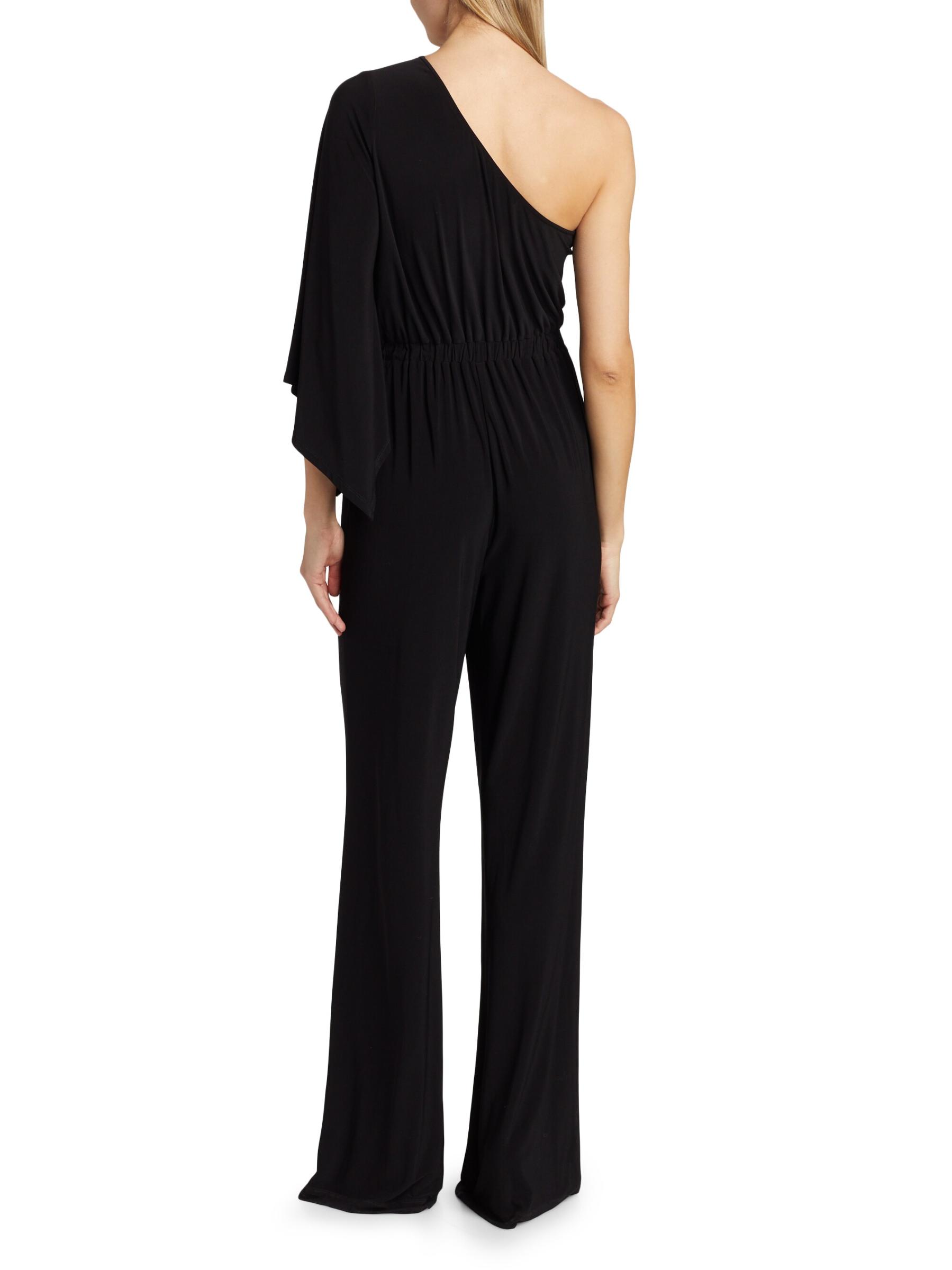 KAREN MILLEN ワンショルダーワイドレッグジャンプスーツ Ramy Brook - ミランダ・ワンショルダー・ジャンプスーツ を