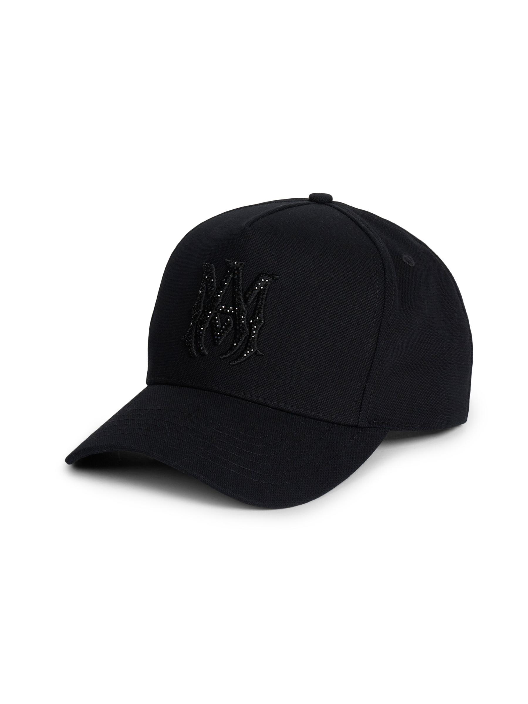 AMIRI ブラック キャップ MA CANVAS HAT AMIRI: ブラック MA Quad キャンバス キャップ | SSENSE 日本