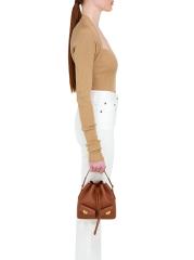【FERRAGAMO】関税込☆バケットバッグ レザー ブラック Ferragamo レザー バケットバッグ | ブラック | FARFETCH JP