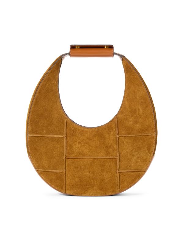 正規店買付【FERRAGAMO】ブラウン スエード ホーボーバッグ North-South hobo bag (M) - Women | Ferragamo
