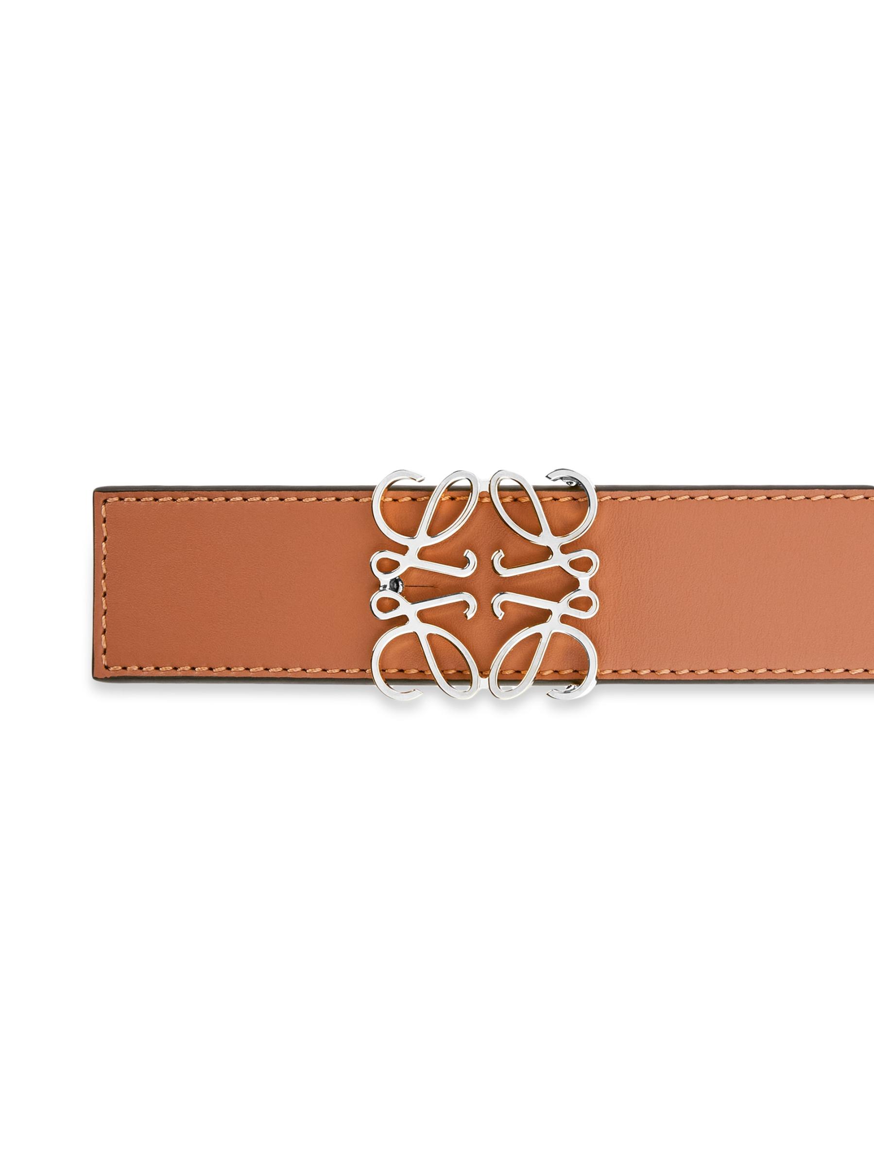 Shop Loewe - Reversible Anagram Belt | Saks Fifth Avenue