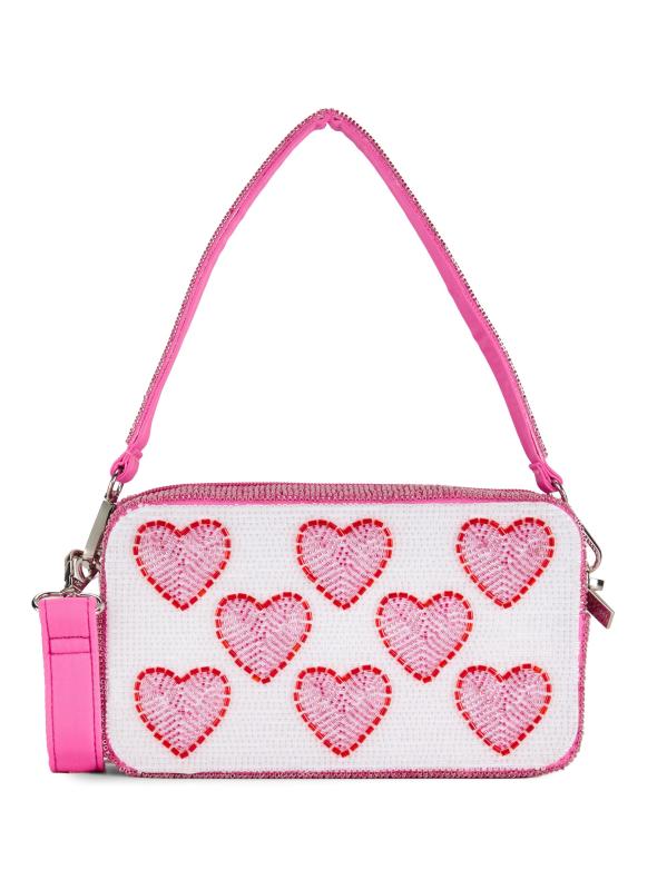 حقيبة كتف بكاميرا مطرزة