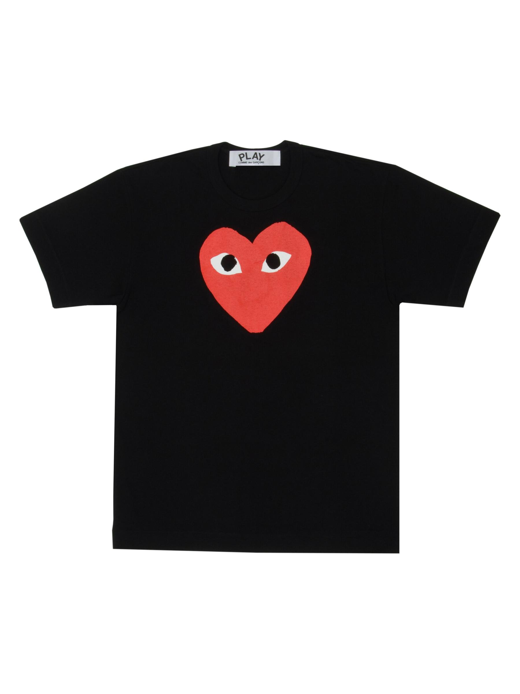 【COMME des GARCONS PLAY】ラージハートグラフィックTシャツ Comme des Garçons PLAY - ラージハートグラフィックTシャツ を