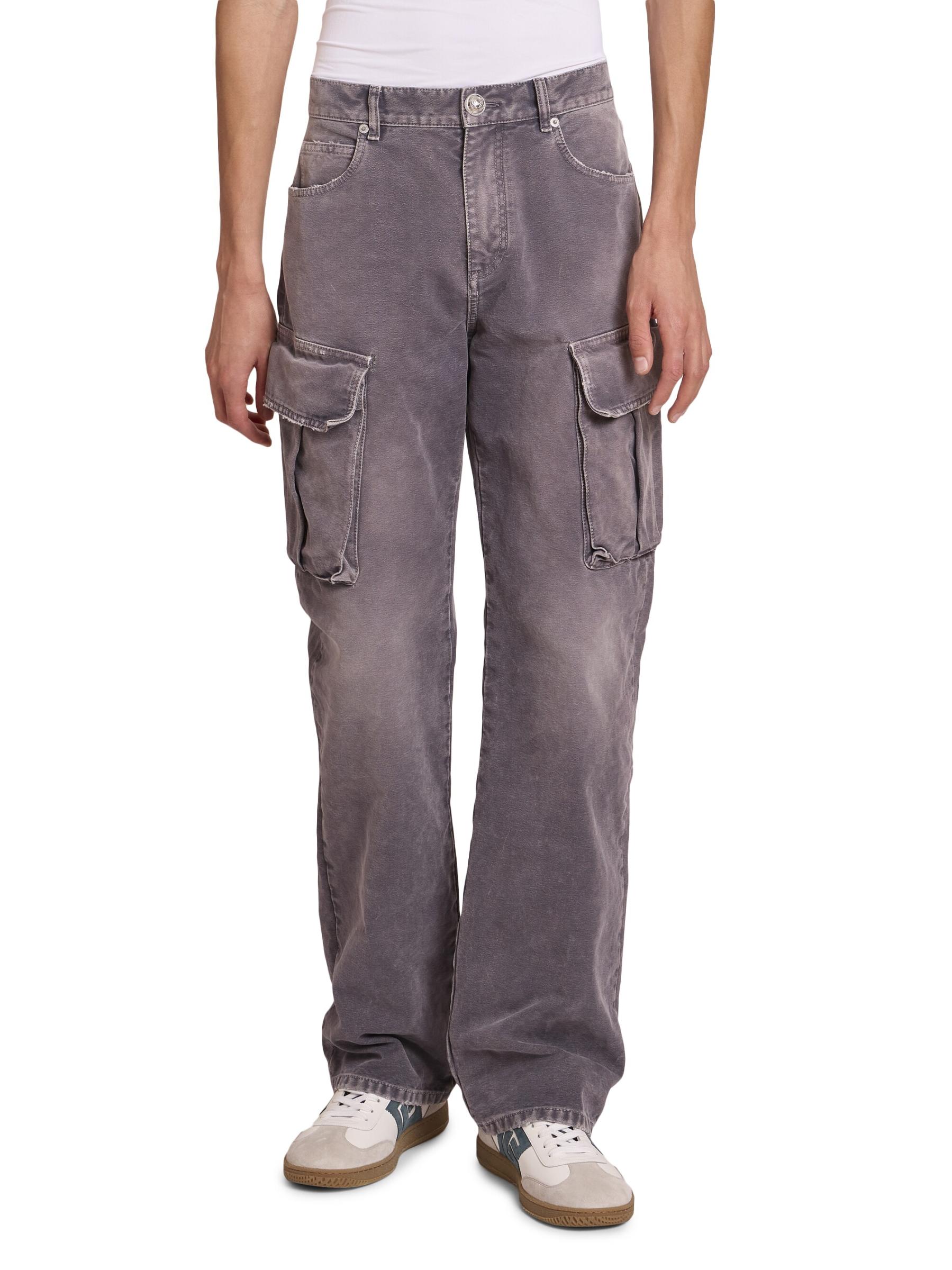 Shop Balmain - Faded Denim Cargo Pants | Saks Fifth Avenue