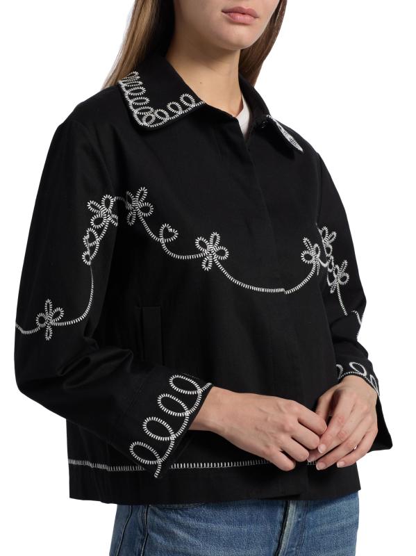 #5: جاكيت كيتون القطني - أسود